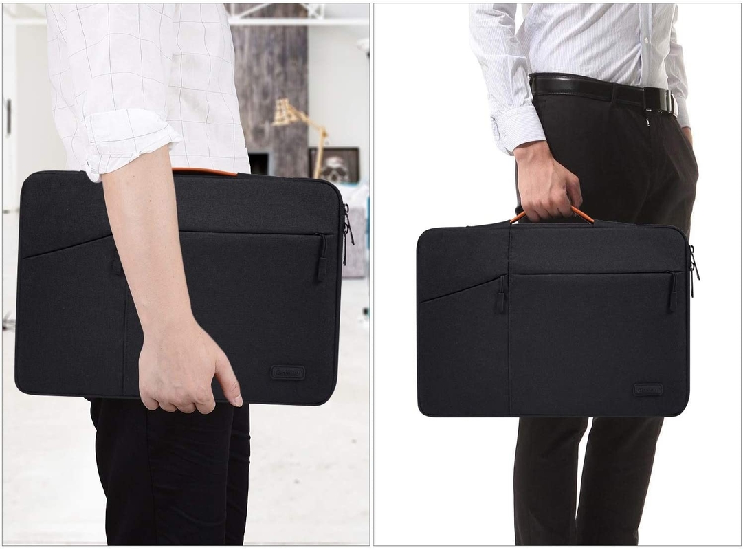 Ноутбук дела холста руки кладет портфель в мешки Tote 10 дюймов 11,6 дюйма 21 дюйм 22 дюйма