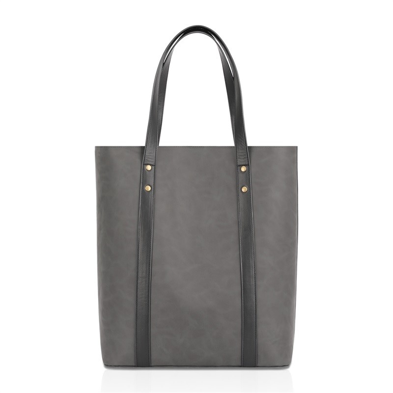 Печатающ Tote 13X5X15 покупателя кожи кармана молнии дружелюбных хозяйственных сумок Eco изготовленный на заказ»