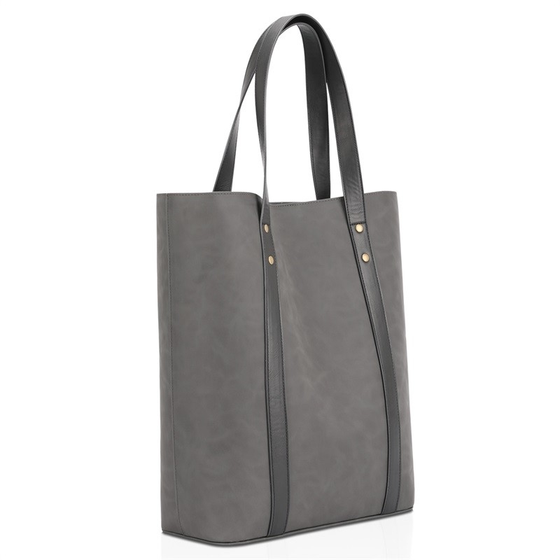 Печатающ Tote 13X5X15 покупателя кожи кармана молнии дружелюбных хозяйственных сумок Eco изготовленный на заказ»