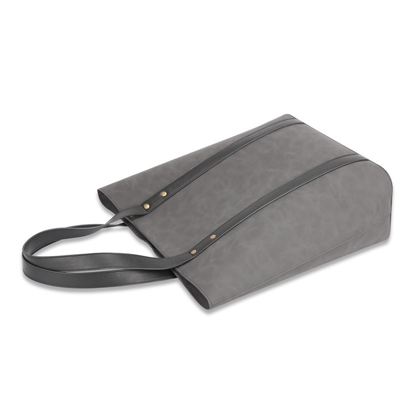 Печатающ Tote 13X5X15 покупателя кожи кармана молнии дружелюбных хозяйственных сумок Eco изготовленный на заказ»