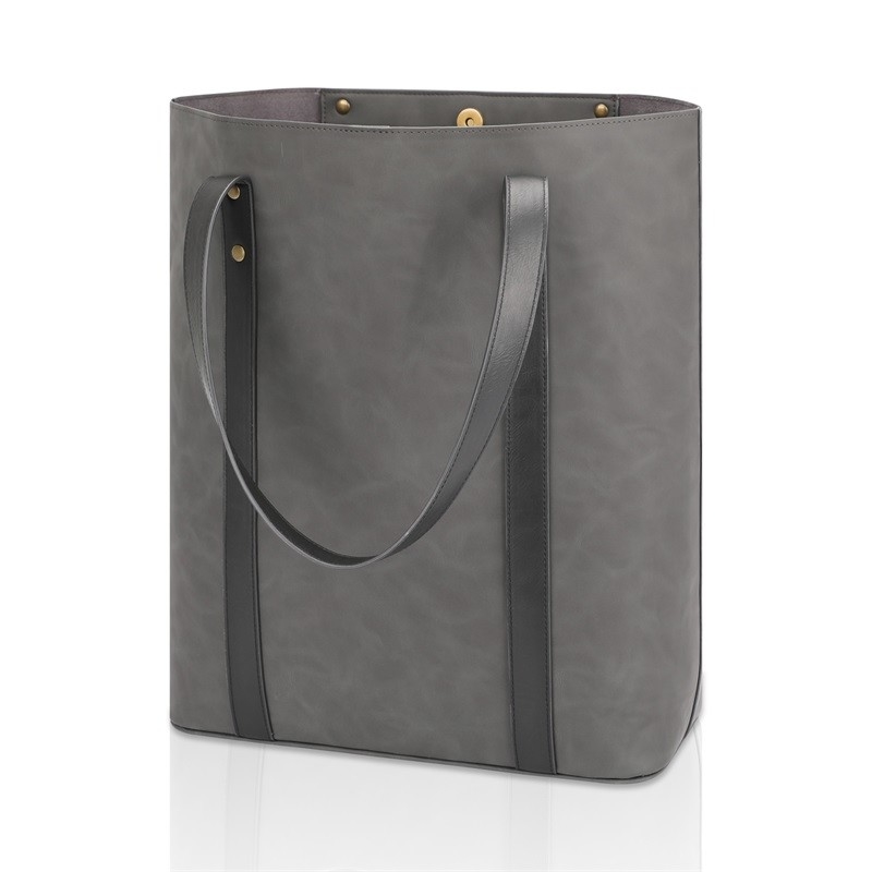 Печатающ Tote 13X5X15 покупателя кожи кармана молнии дружелюбных хозяйственных сумок Eco изготовленный на заказ»