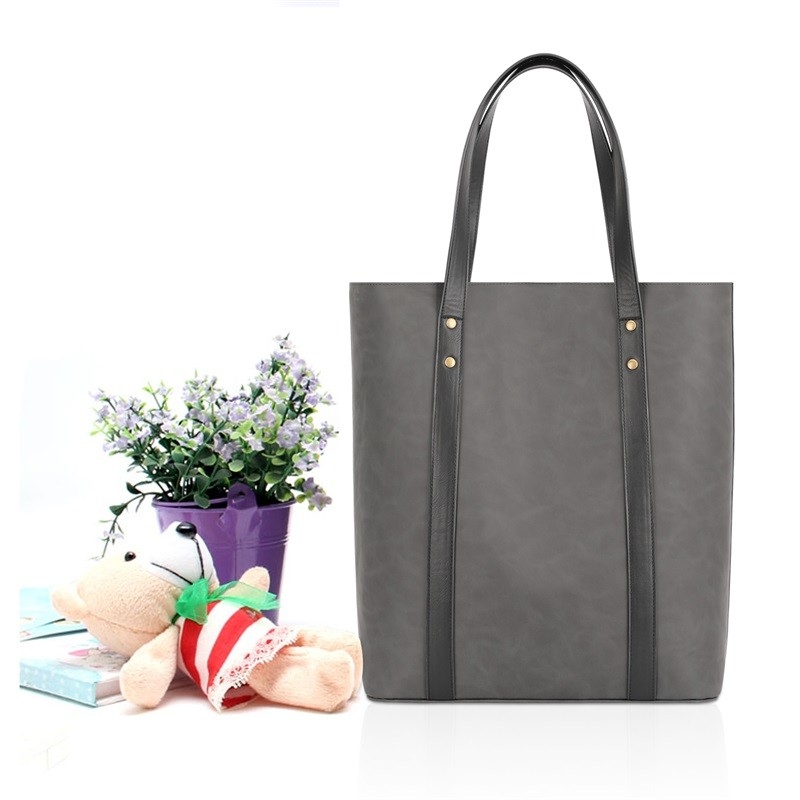 Печатающ Tote 13X5X15 покупателя кожи кармана молнии дружелюбных хозяйственных сумок Eco изготовленный на заказ»