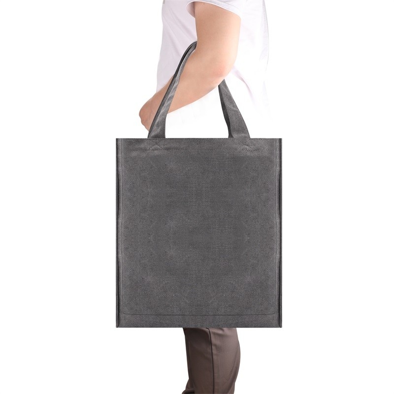 Многоразовое Eco дружелюбные хозяйственные сумки Tote сумки холста женщин морщит 13X3X16»