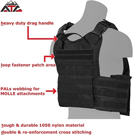 Быстрый выпуск Molle жилета несущей плиты тактический с сеткой 34