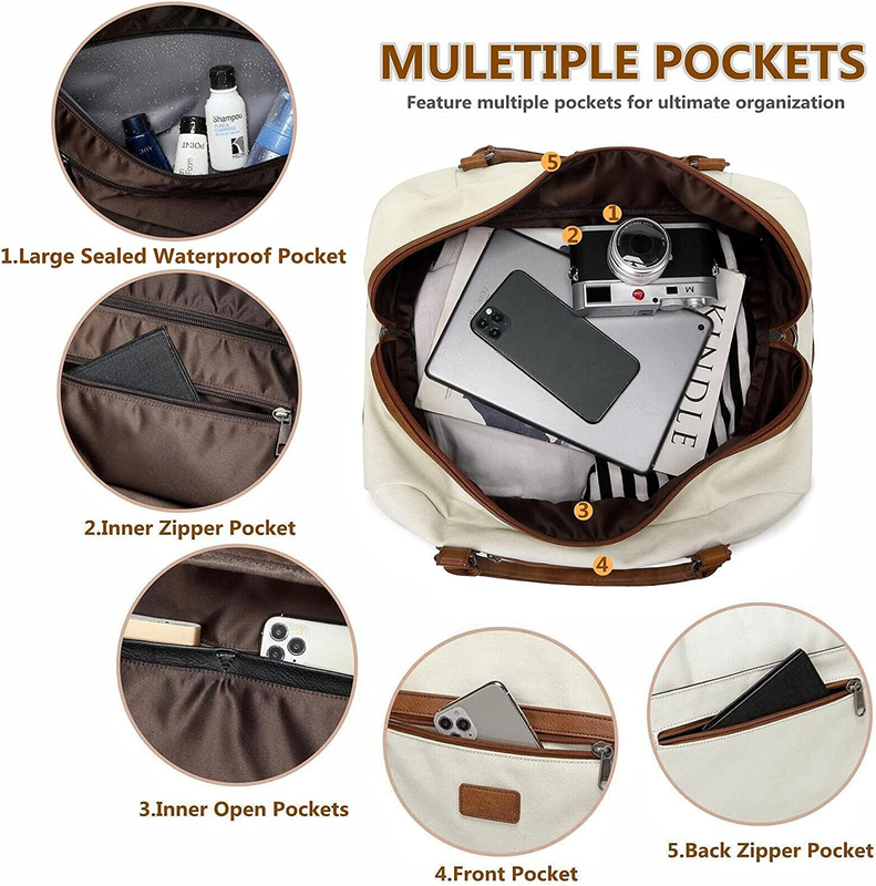 Стильное перемещение Duffel кладет в мешки с дюймом 19.7x9.8x14.6 гигиенической косметикаи 19 отсека ноутбука»