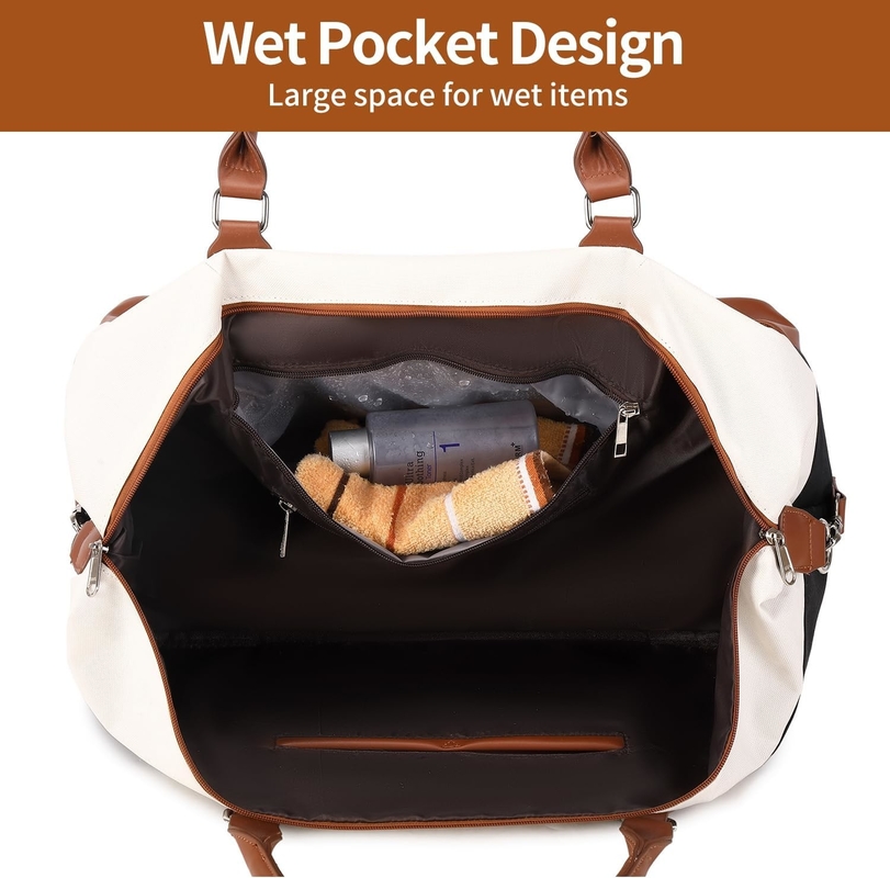 Cavas Weekend Carry on Duffel Travel Bag с кожаными обувными отделениями для мужчин