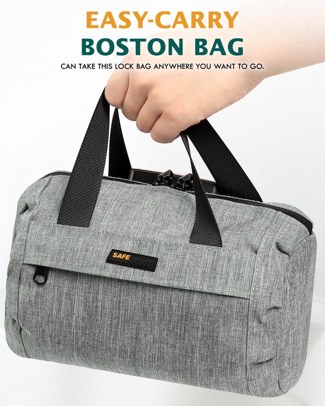 Отличные подарки Углеродный контейнер с активированным углям Бостон Custom Travel Smell Proof Bag с комбинированным замком