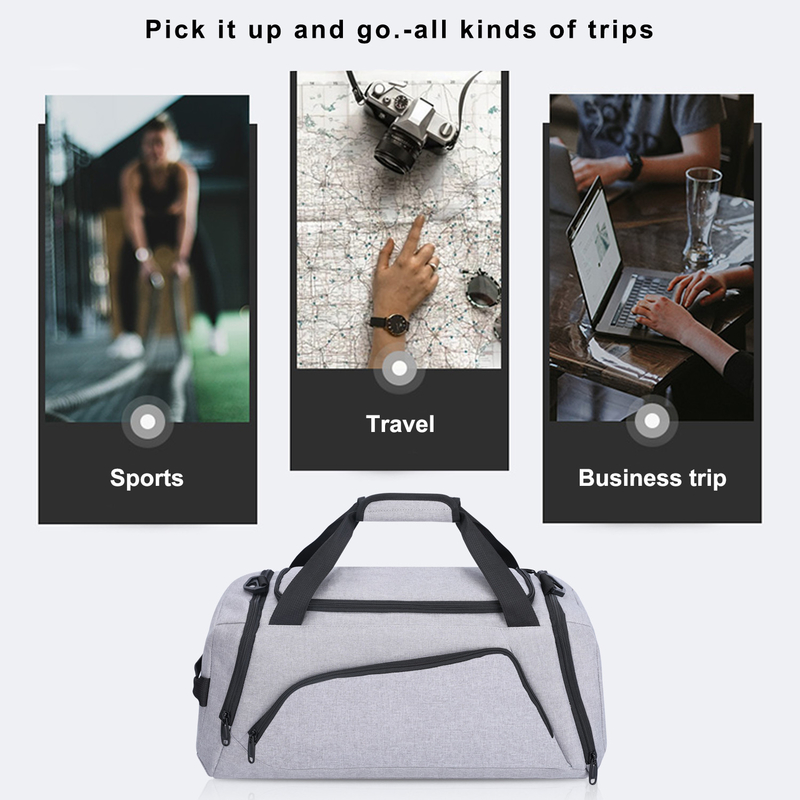 сумка перемещения Duffel женщин 130l 120l 115l 110l 100l Xl большая с рукавом 50x20x24CM вагонетки